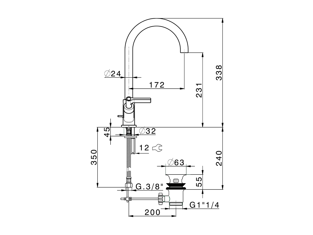 Miscelatore lavabo GRACE_GL000520 - v1