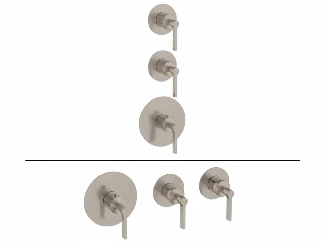 Parte esterna termo doccia incasso 2 funzioni WELLNESS_GL00R200 -1