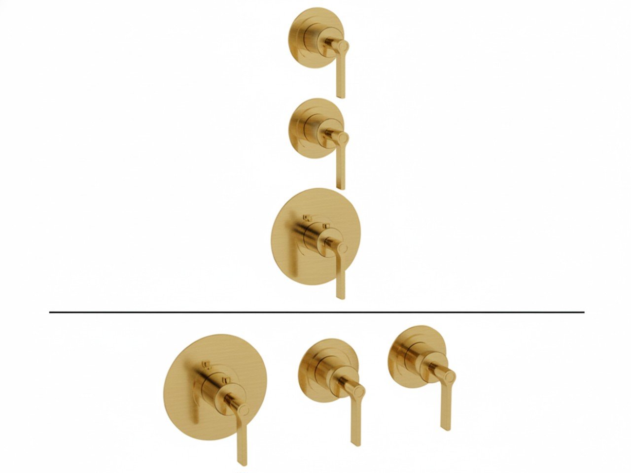 Parte esterna termo doccia incasso 2 funzioni GRACE_GL00R200 -1