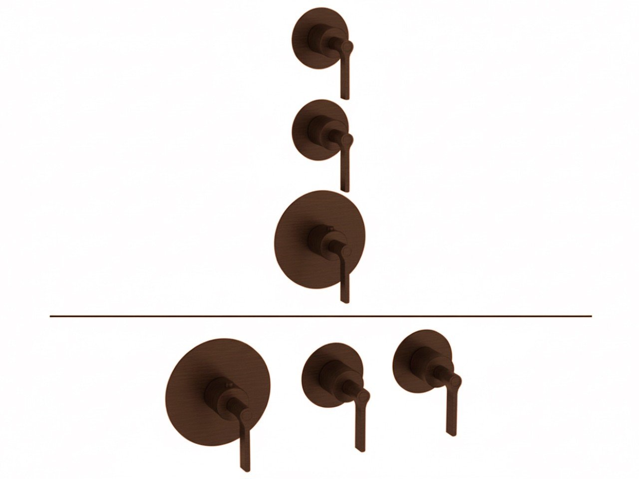 Parte esterna termo doccia incasso 2 funzioni GRACE_GL00R200 -1