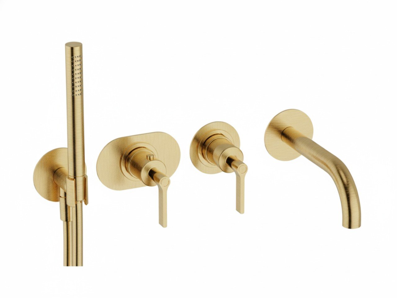 Parte esterna termostatico vasca incasso 2 uscite GRACE_GL019441 -1