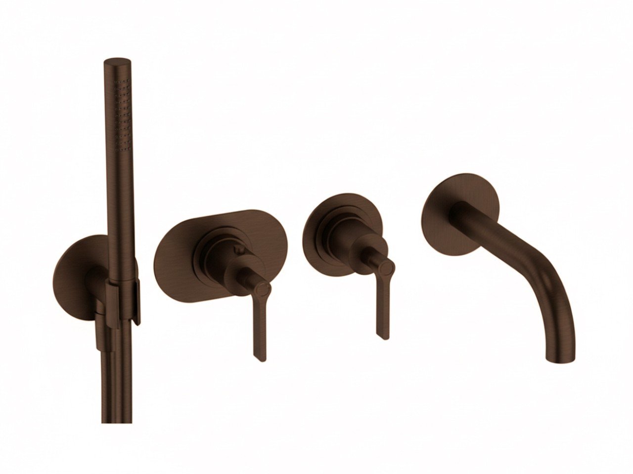 Parte esterna termostatico vasca incasso 2 uscite GRACE_GL019441 -1