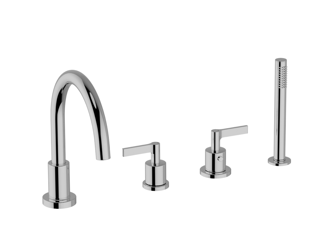 Miscelatore termostatico bordo vasca 4 fori GRACE_GLT76010 - v1