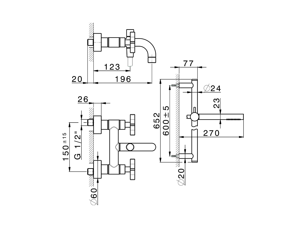 Miscelatore vasca completo GRACE_GS000060 - v1