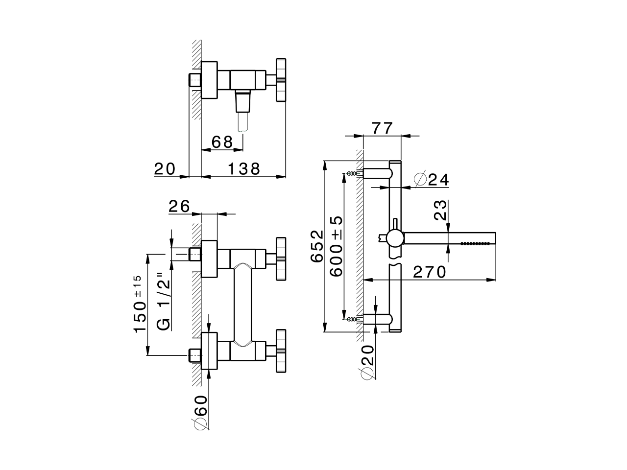 Miscelatore doccia completo GRACE_GS000460 - v1