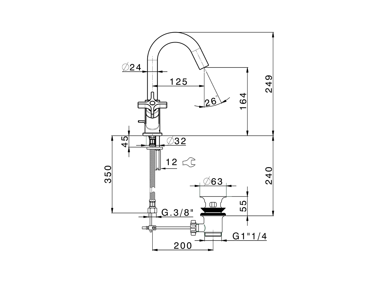 Miscelatore lavabo GRACE_GS000510 - v1