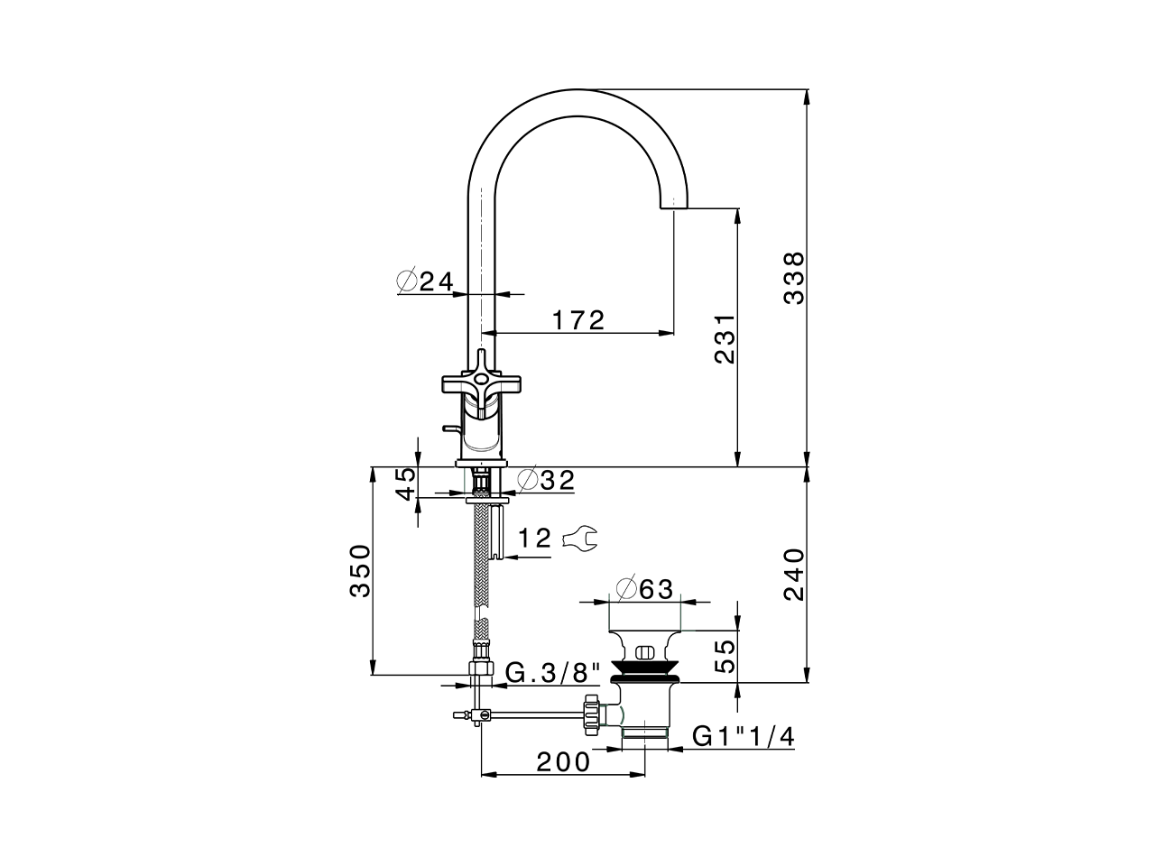 Miscelatore lavabo GRACE_GS000520 - v1