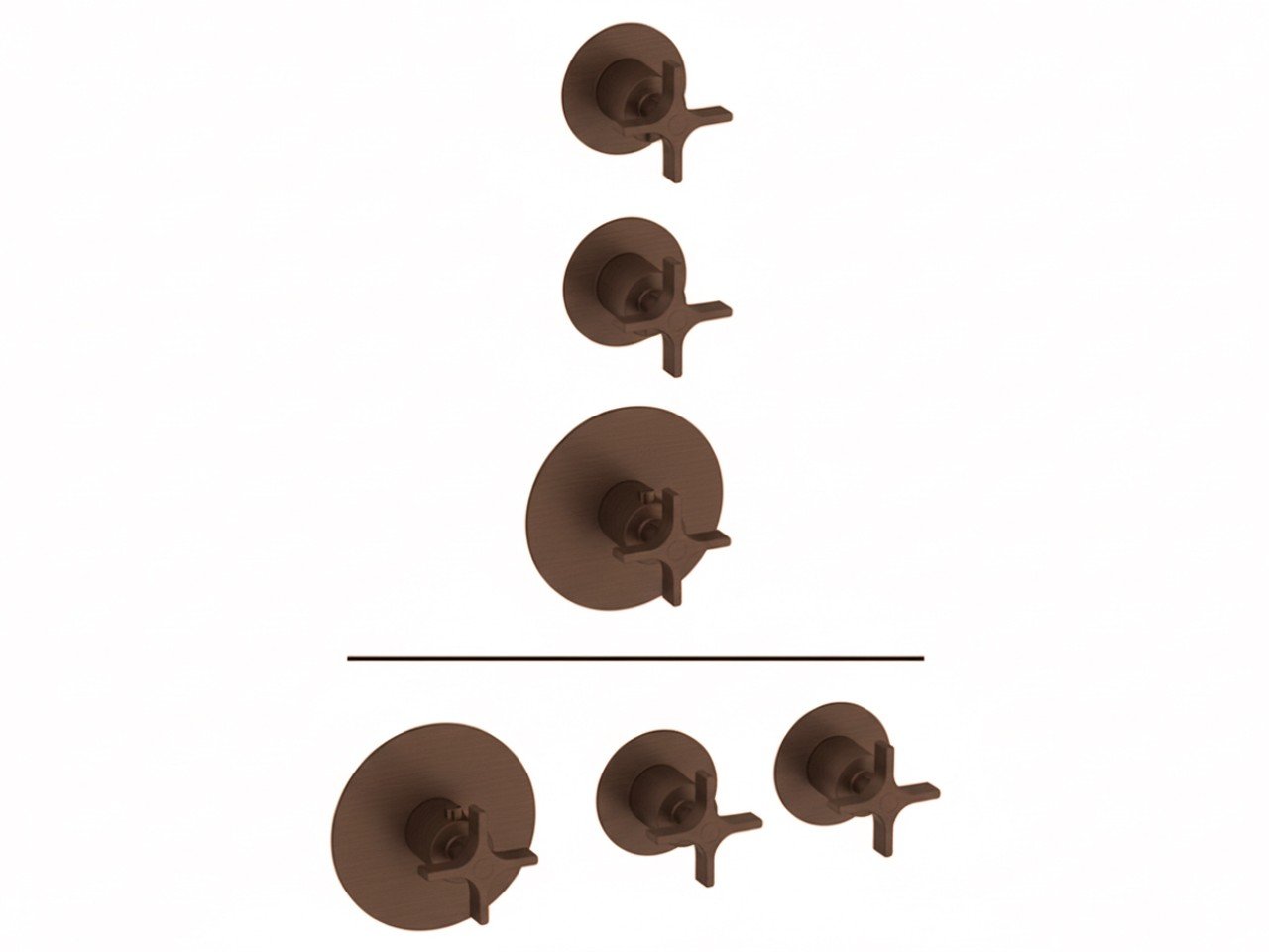 Parte esterna termo doccia incasso 2 funzioni GRACE_GS00R200 -1