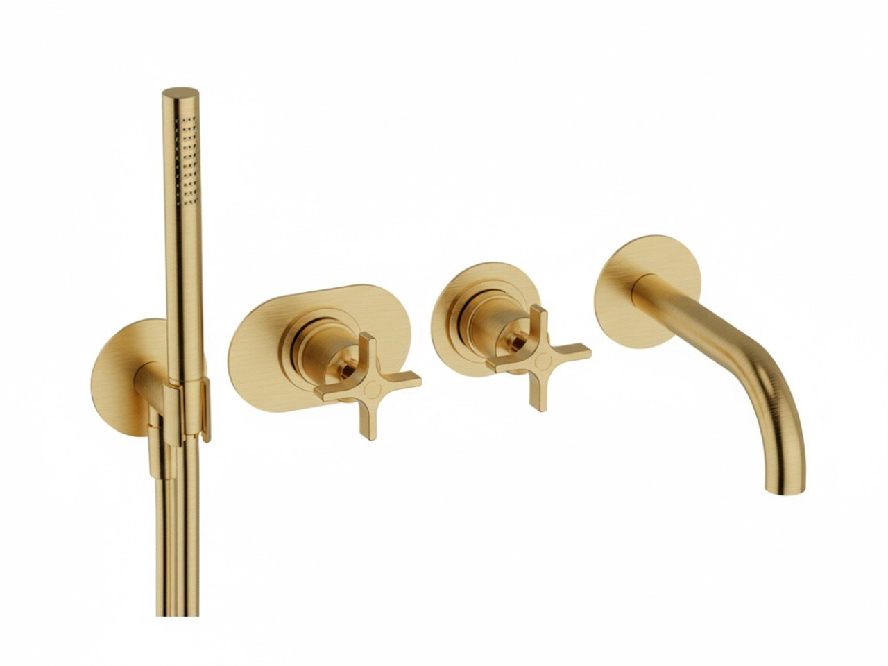 Parte esterna termostatico vasca incasso 2 uscite GRACE_GS019441 -1