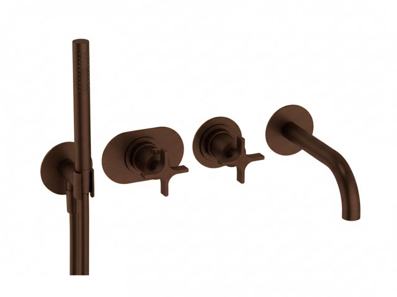 Parte esterna termostatico vasca incasso 2 uscite GRACE_GS019441 -1