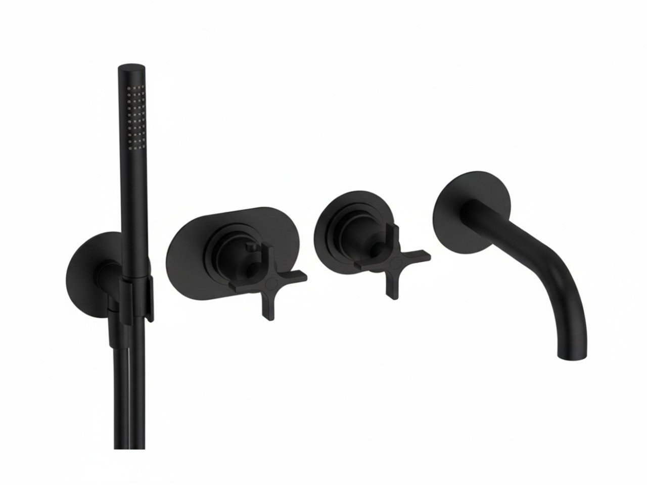 Parte esterna termostatico vasca incasso 2 uscite GRACE_GS019441 -1