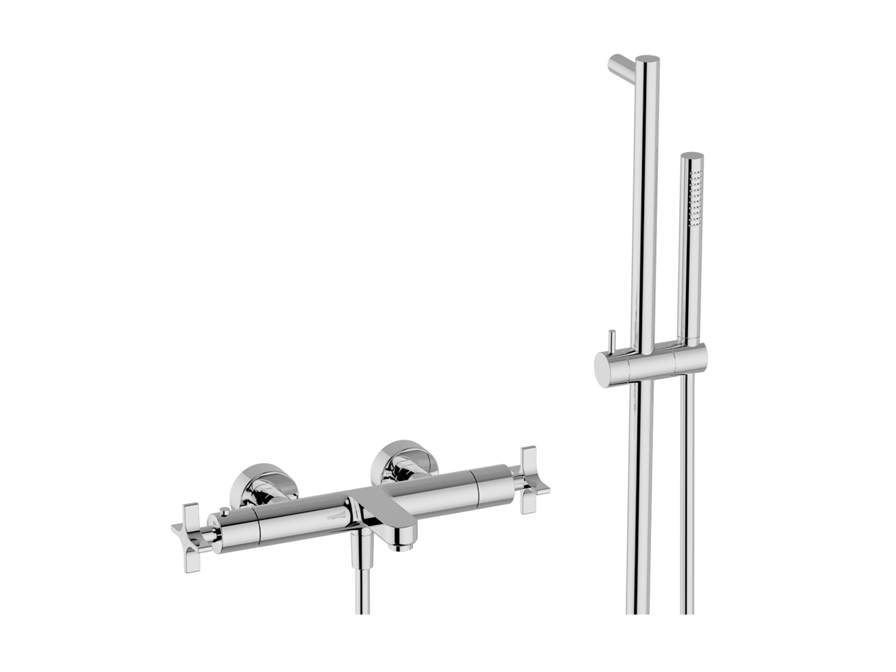 Miscelatore termostatico vasca con saliscendi GRACE_GSS21016 - v1