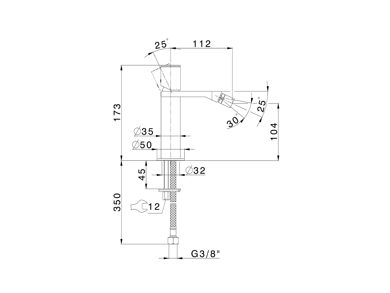 Miscelatore monocomando bidet DUO SINCRONIA_I3000564 - v1