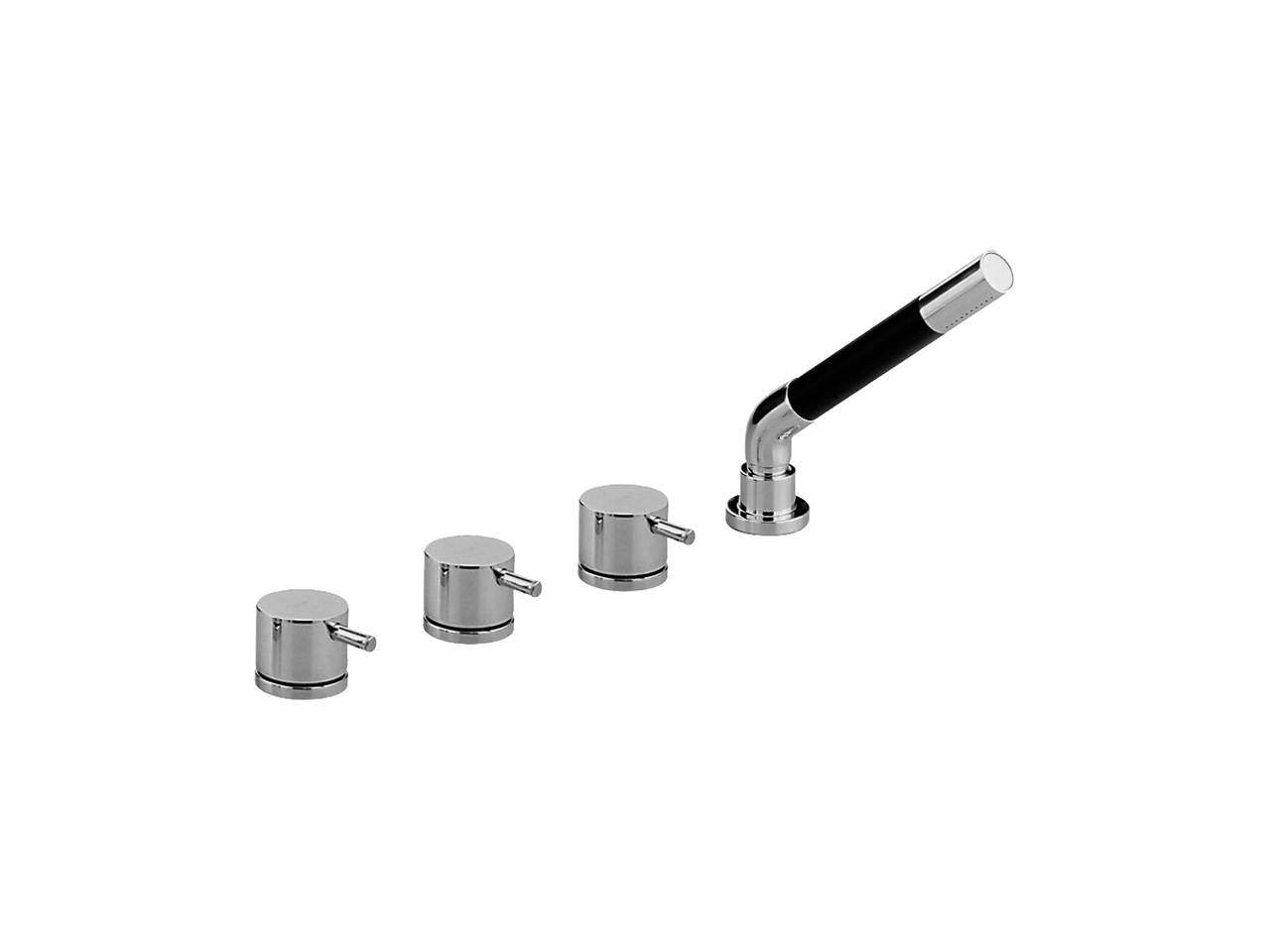 CisalMiscelatore bordo vasca 4 fori LESS MINIMAL_LM000290