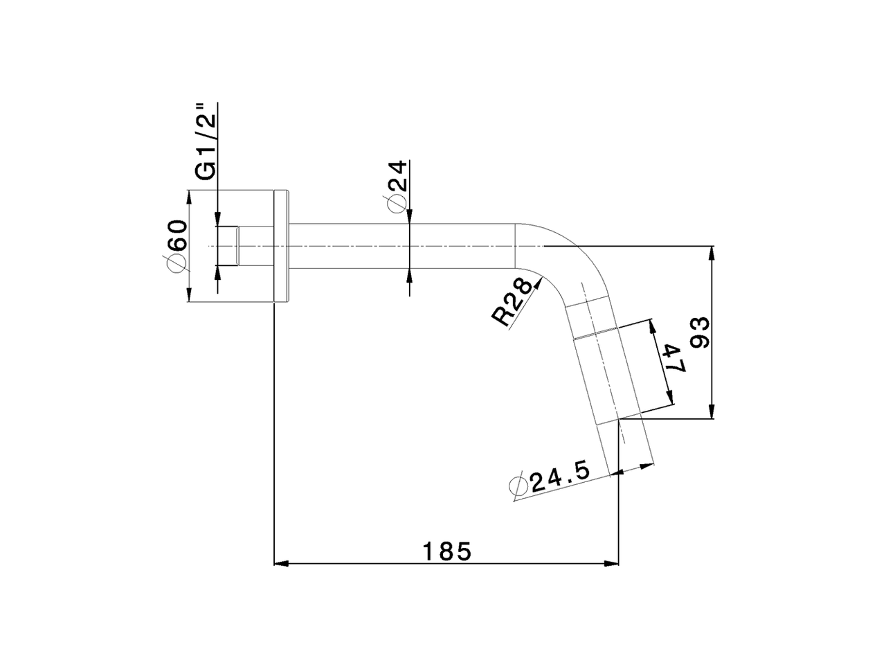 Rubinetto monoacqua a parete NUOVA LESS_LM001420 - v1