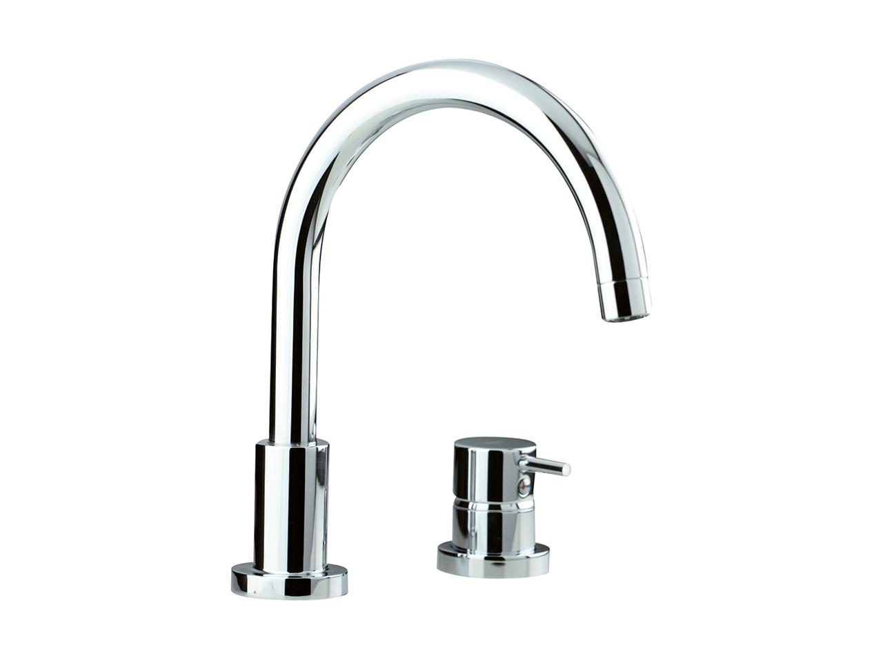 CisalMiscelatore monocomando bordo vasca 2 fori NUOVA LESS_LN001250