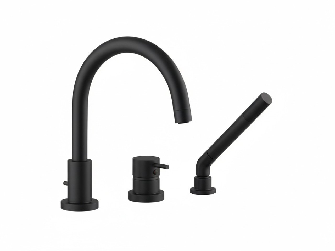 Miscelatore monocomando bordo vasca 3 fori NUOVA LESS_LN001260 -1