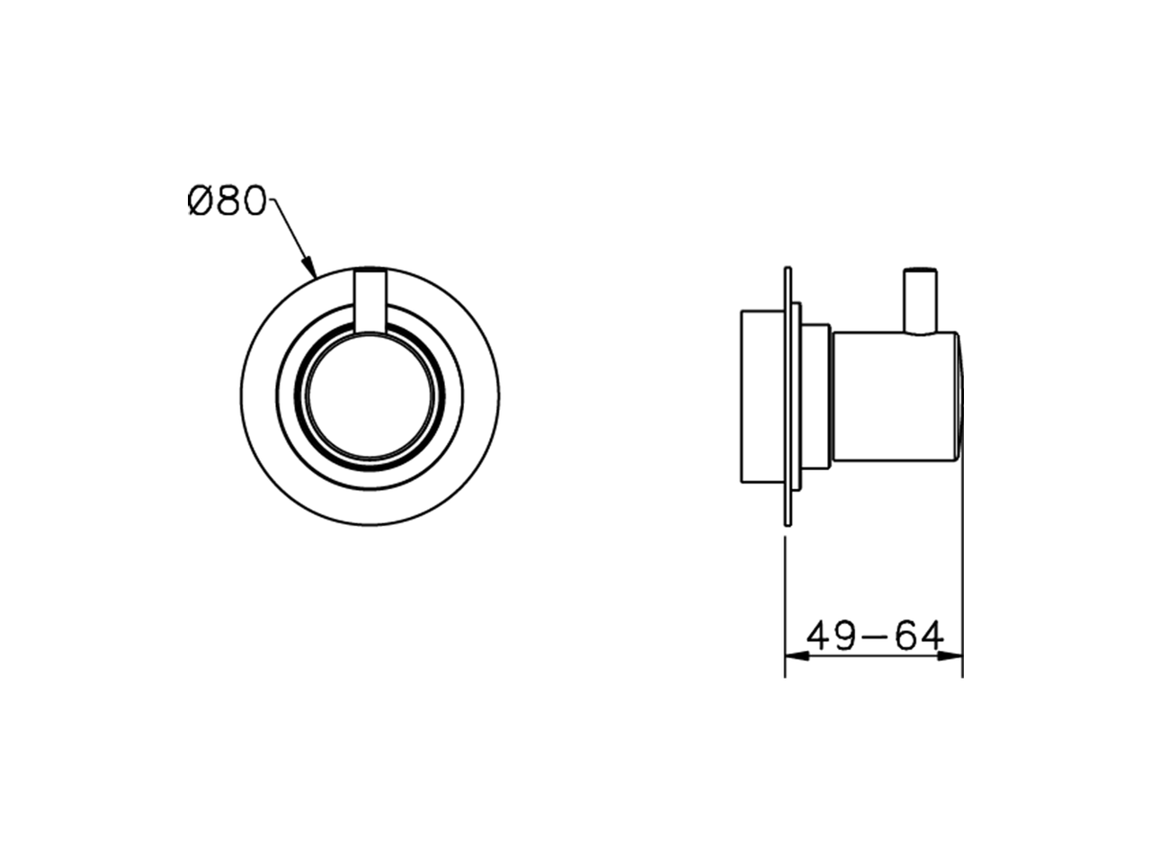 Parte esterna rubinetto NUOVA LESS_LN003310 - v1