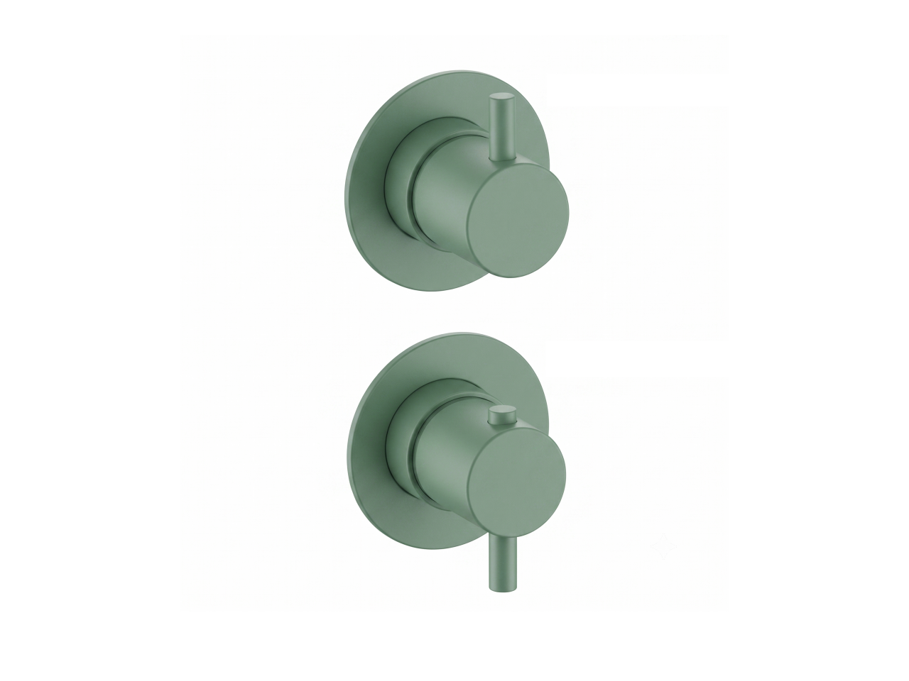 Parte esterna termostatico incasso 2 uscite LESS MINIMAL_LN0G2200C -1