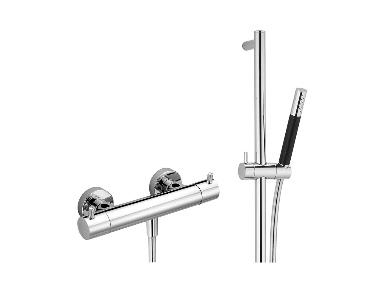Miscelatore termostatico doccia con saliscendi NUOVA LESS_LNS01010 - v1