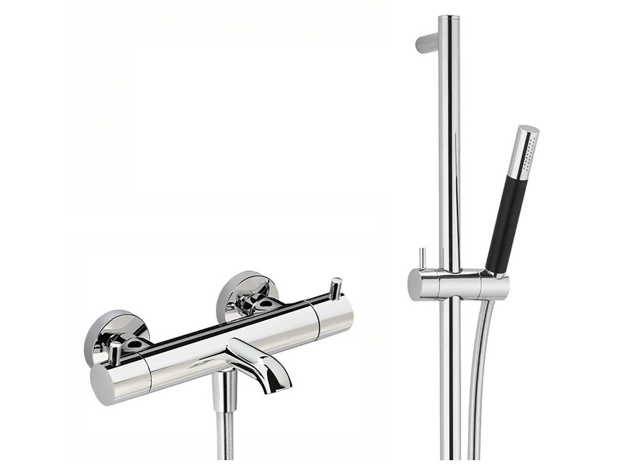 Miscelatore termostatico vasca con saliscendi NUOVA LESS_LNS23016 - v1