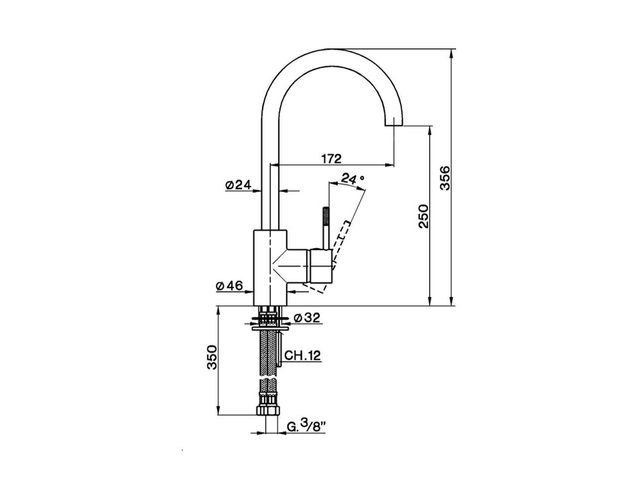 Miscelatore monocomando lavello KITCHEN_LS000530 - v1