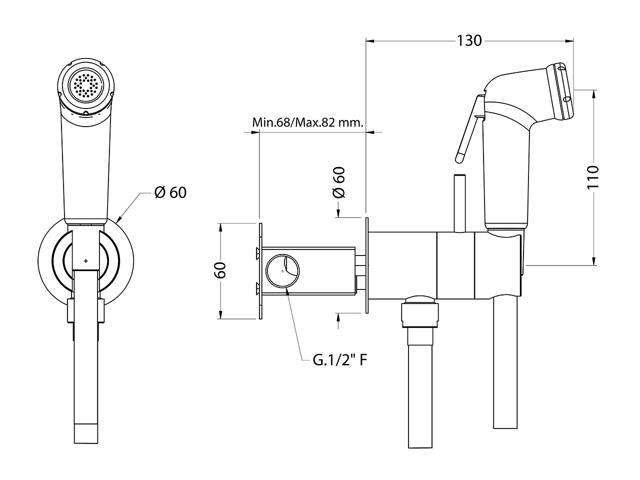 Set doccetta igienica completo IDROSCOPINI_M3007945 - v1