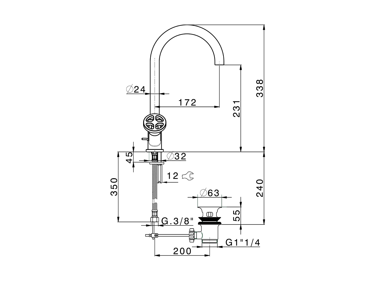 Miscelatore lavabo GRACE_MN000520 - v1