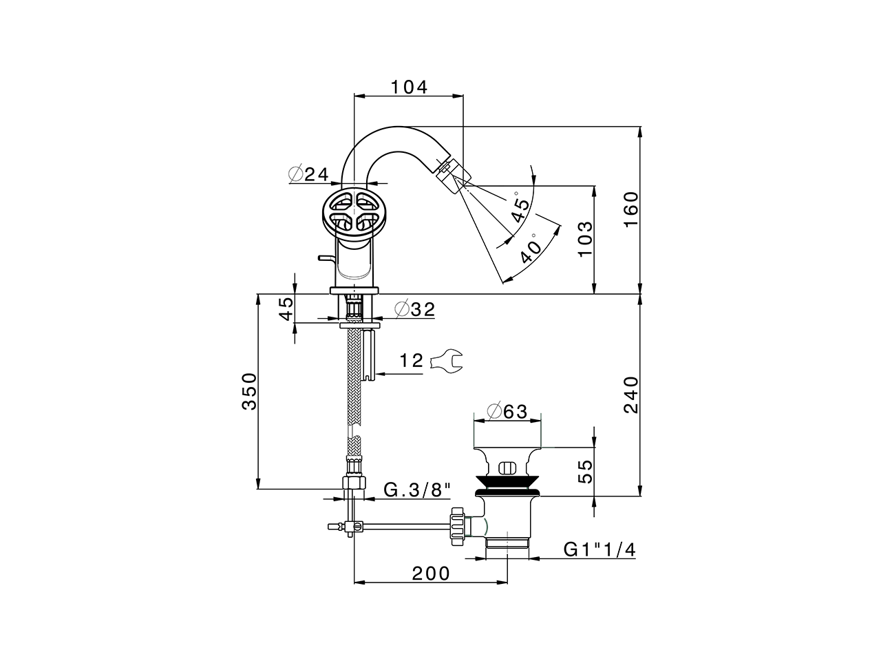 Miscelatore bidet GRACE_MN000550 - v1