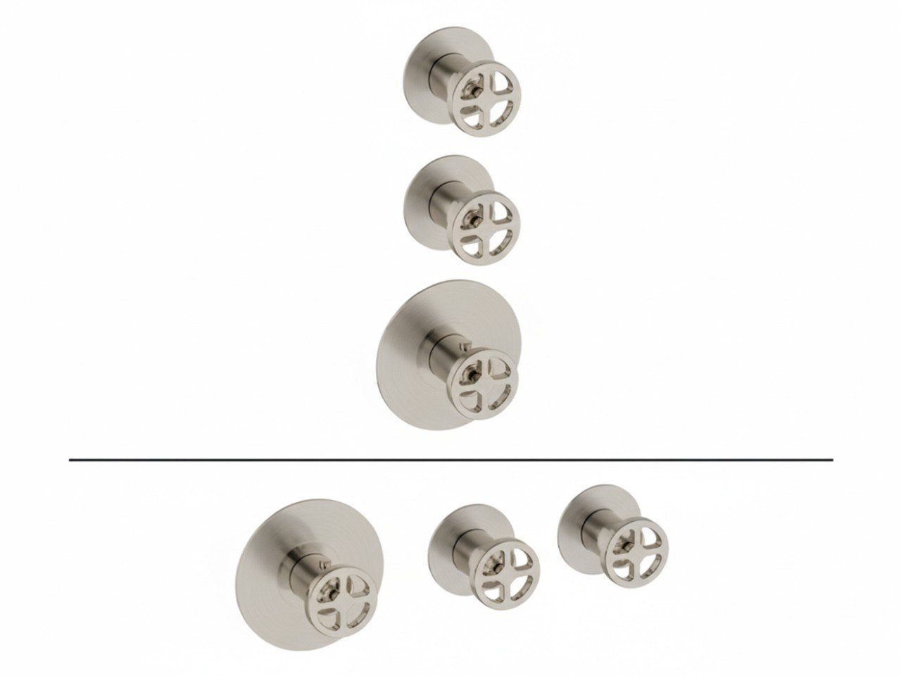 Parte esterna termo doccia incasso 2 funzioni GRACE_MN00R200 -1