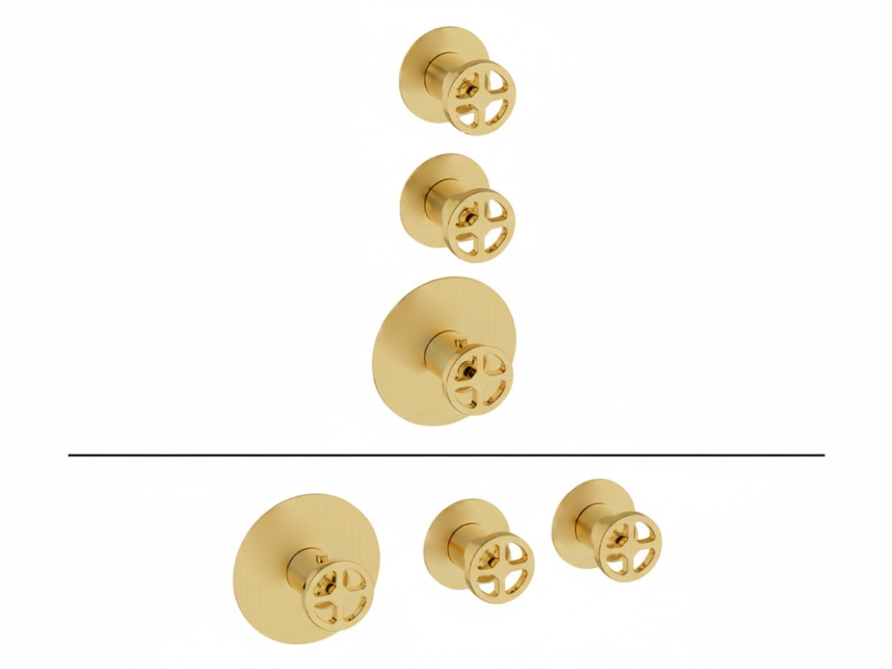 Parte esterna termo doccia incasso 2 funzioni GRACE_MN00R200 -1