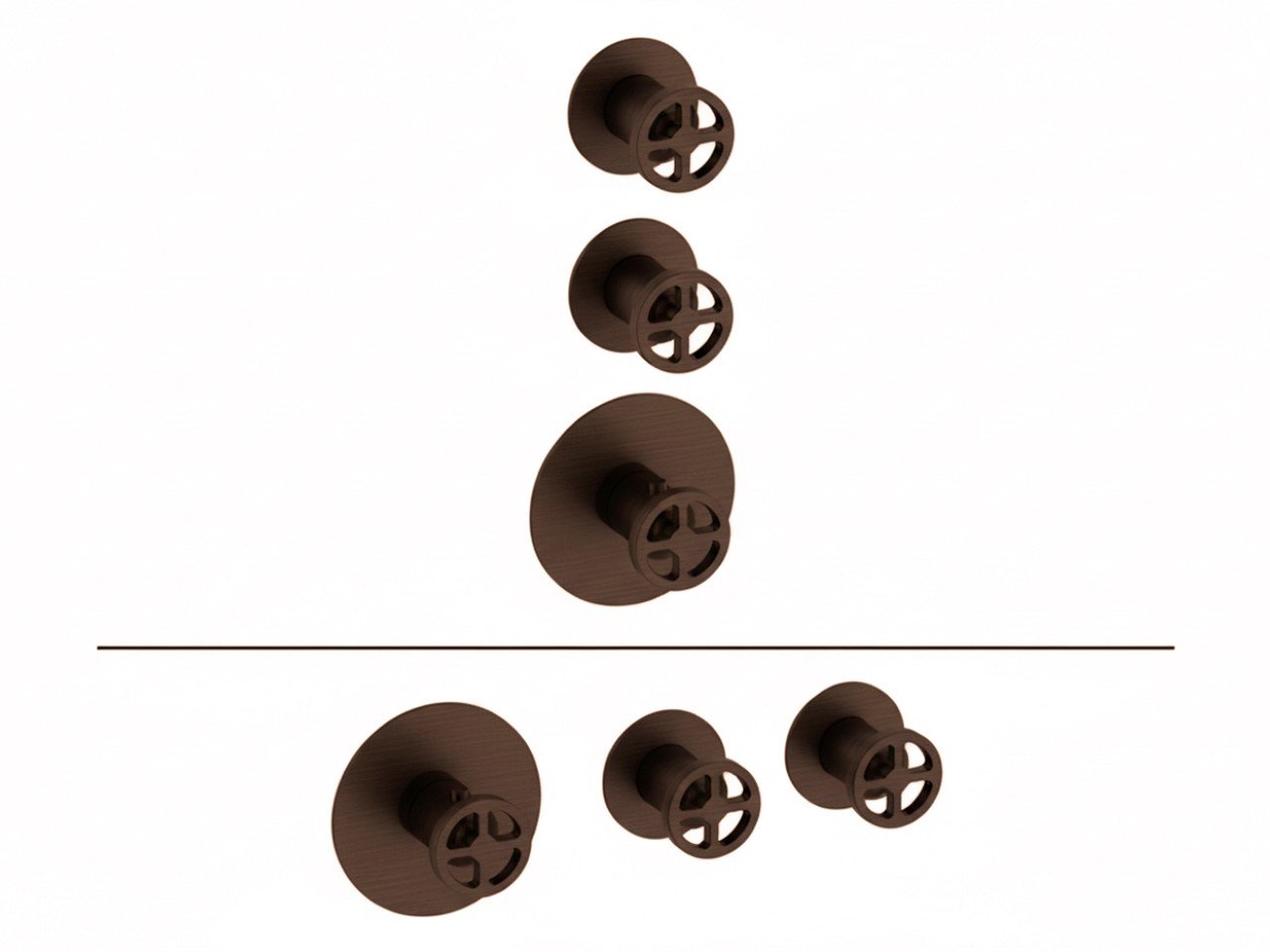 Parte esterna termo doccia incasso 2 funzioni GRACE_MN00R200 -1