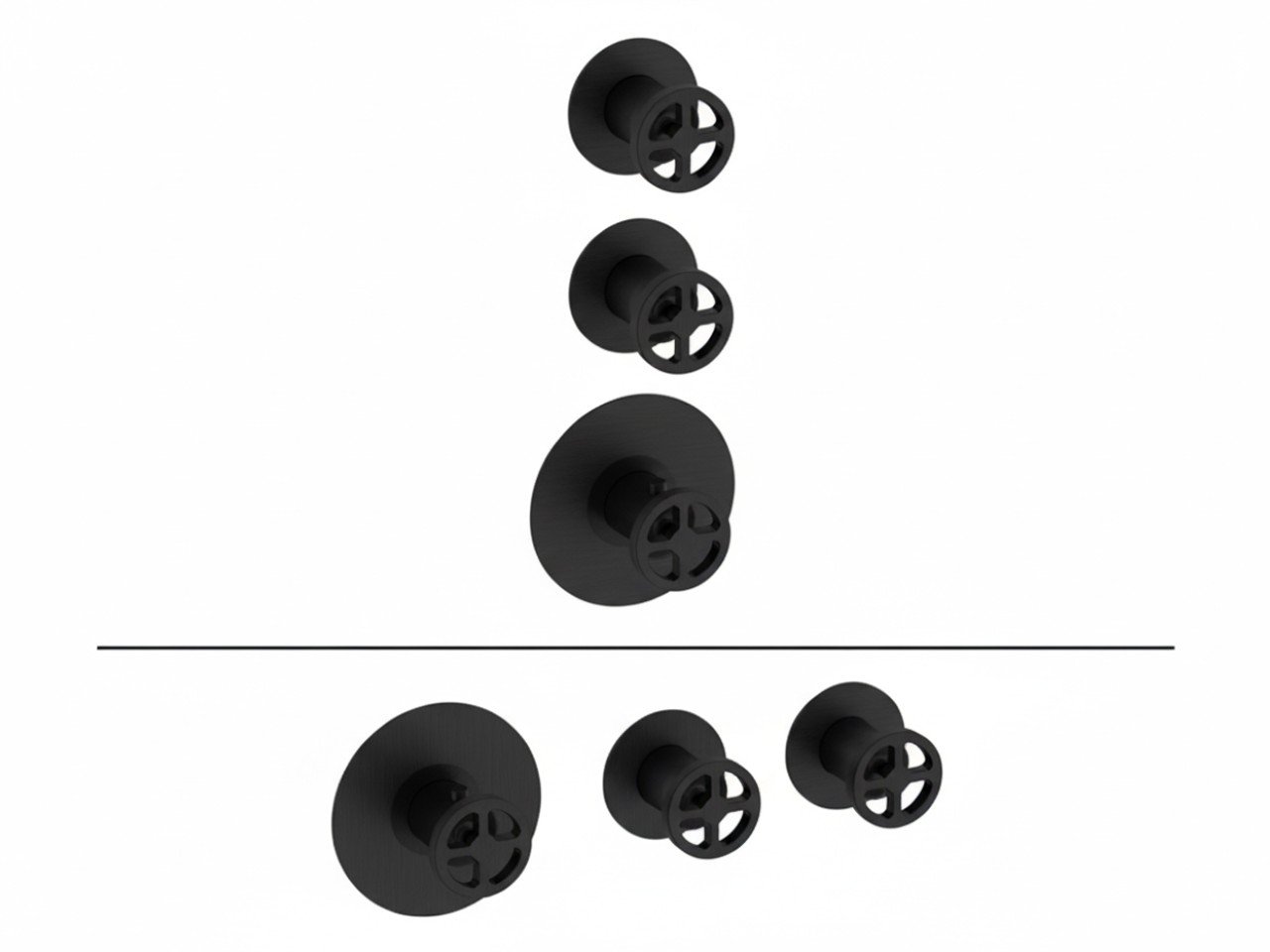 Parte esterna termo doccia incasso 2 funzioni GRACE_MN00R200 -1