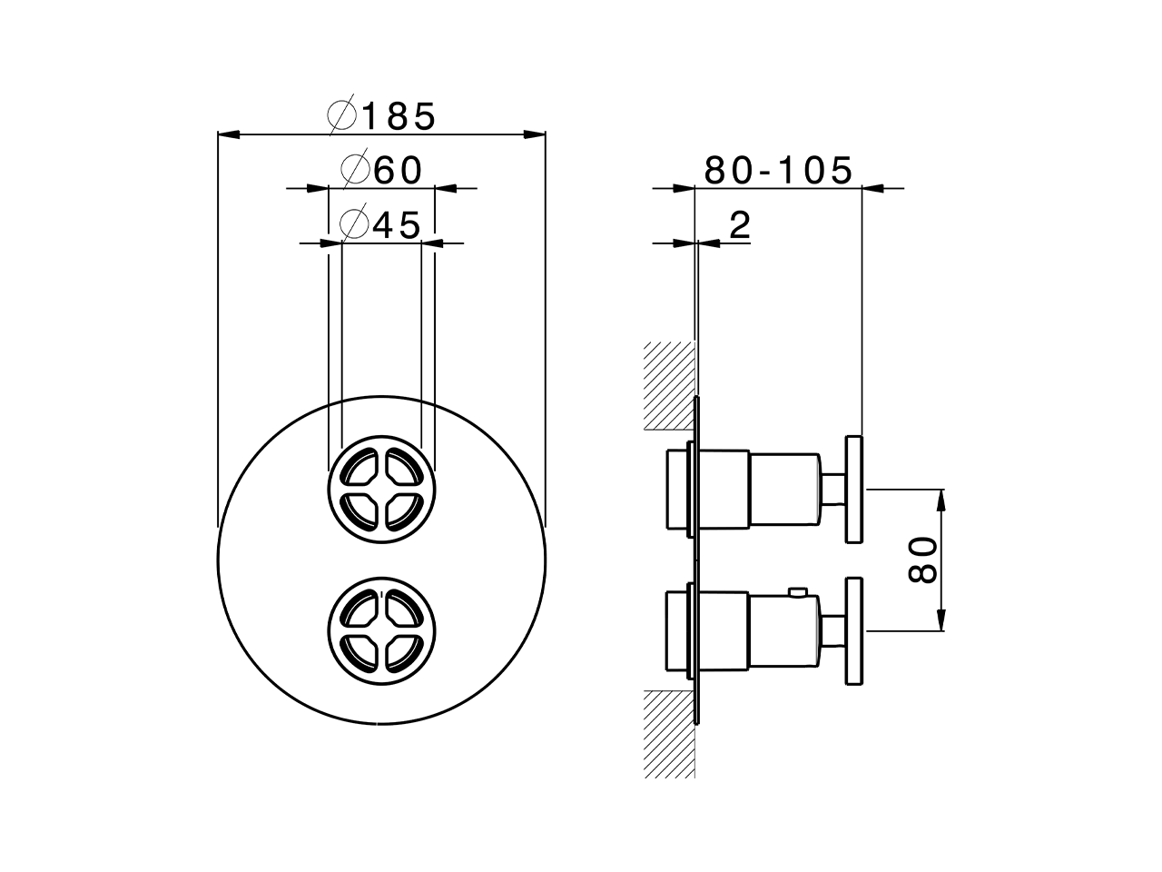 Completo Termostatico per One-Box GRACE_MN0BT030 - v1