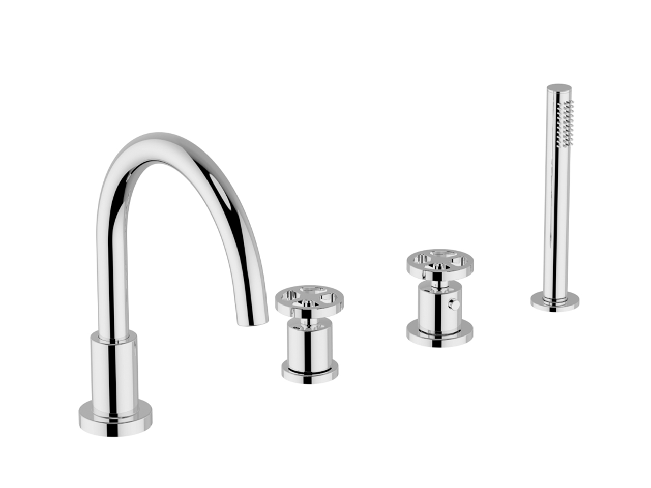 Miscelatore termostatico bordo vasca 4 fori GRACE_MNT76010 - v1