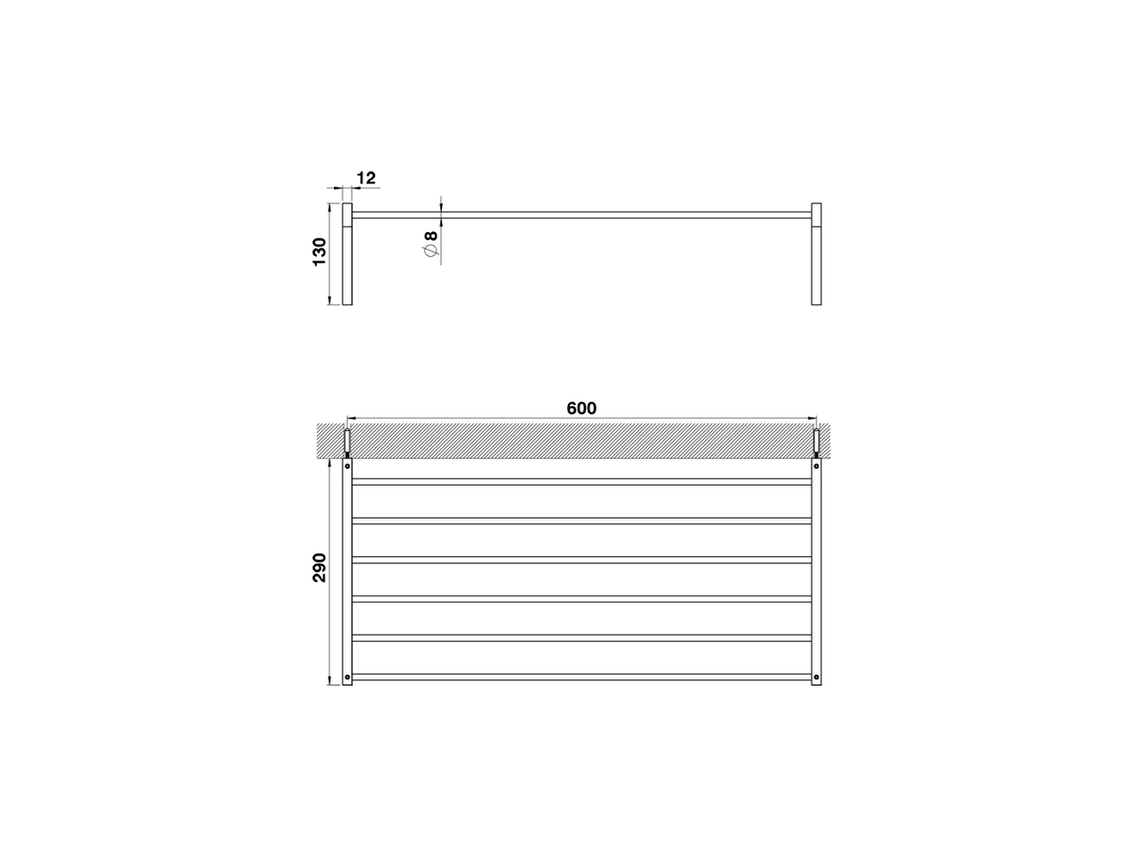 Griglia porta salviette ACCESSORI BAGNO_QU090300 - v1