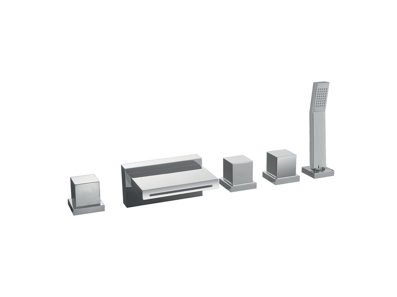 CisalMiscelatore bordo vasca 5 fori ROADSTER ACCENT_RA000260