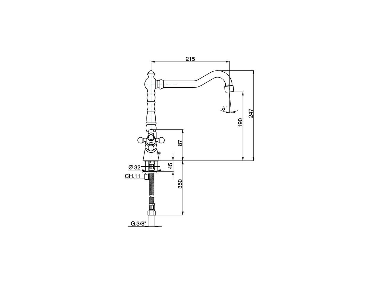 Miscelatore lavello KITCHEN_RE000520 - v1