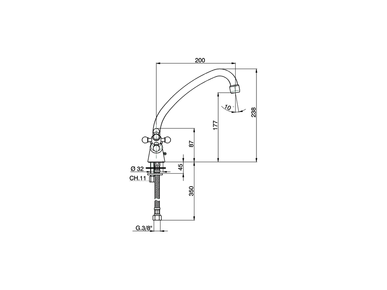 Miscelatore lavello KITCHEN_RE000530 - v1