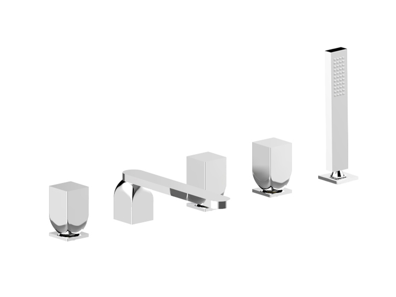 CisalMiscelatore bordo vasca 5 fori HI-RISE_RI000260