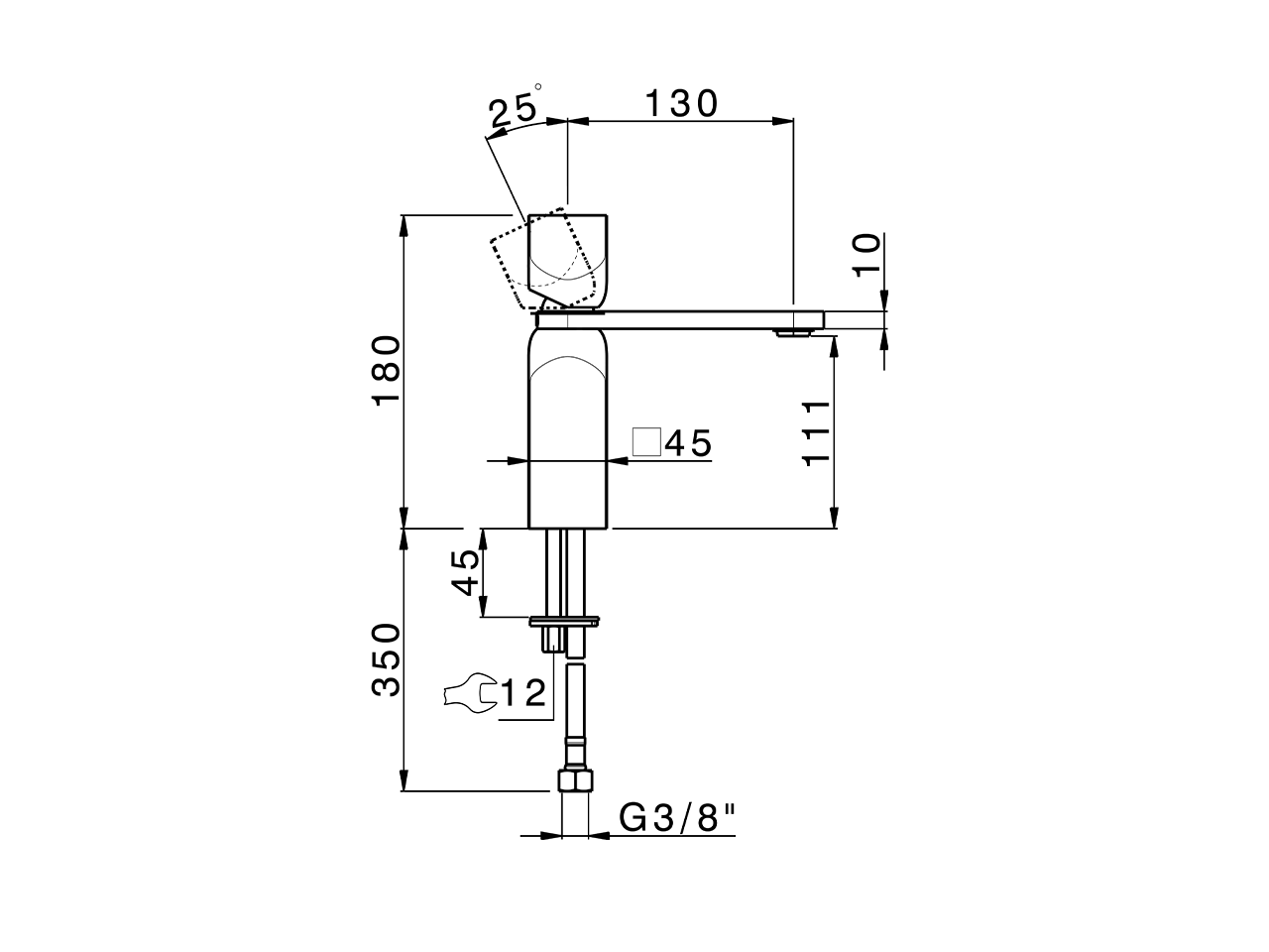 Miscelatore monocomando lavabo large HI-RISE_RI000504 - v1