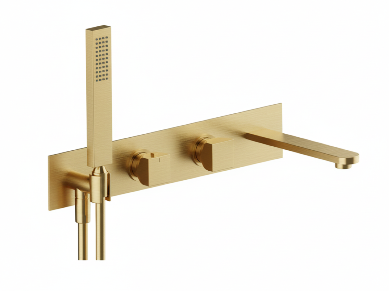 Parte esterna termostatico vasca incasso 2 uscite HI-RISE_RI019440 -1