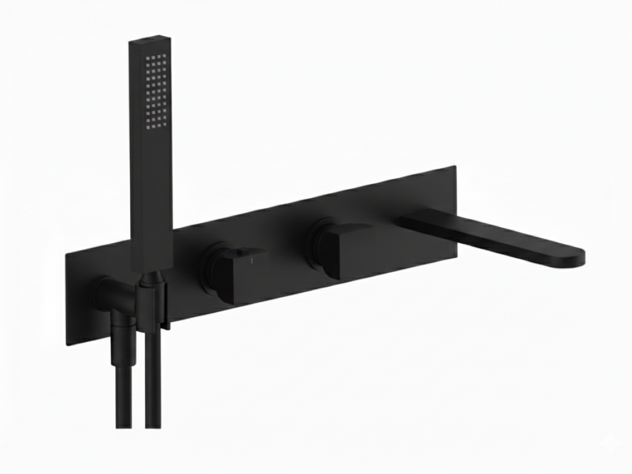 Parte esterna termostatico vasca incasso 2 uscite HI-RISE_RI019440 -1