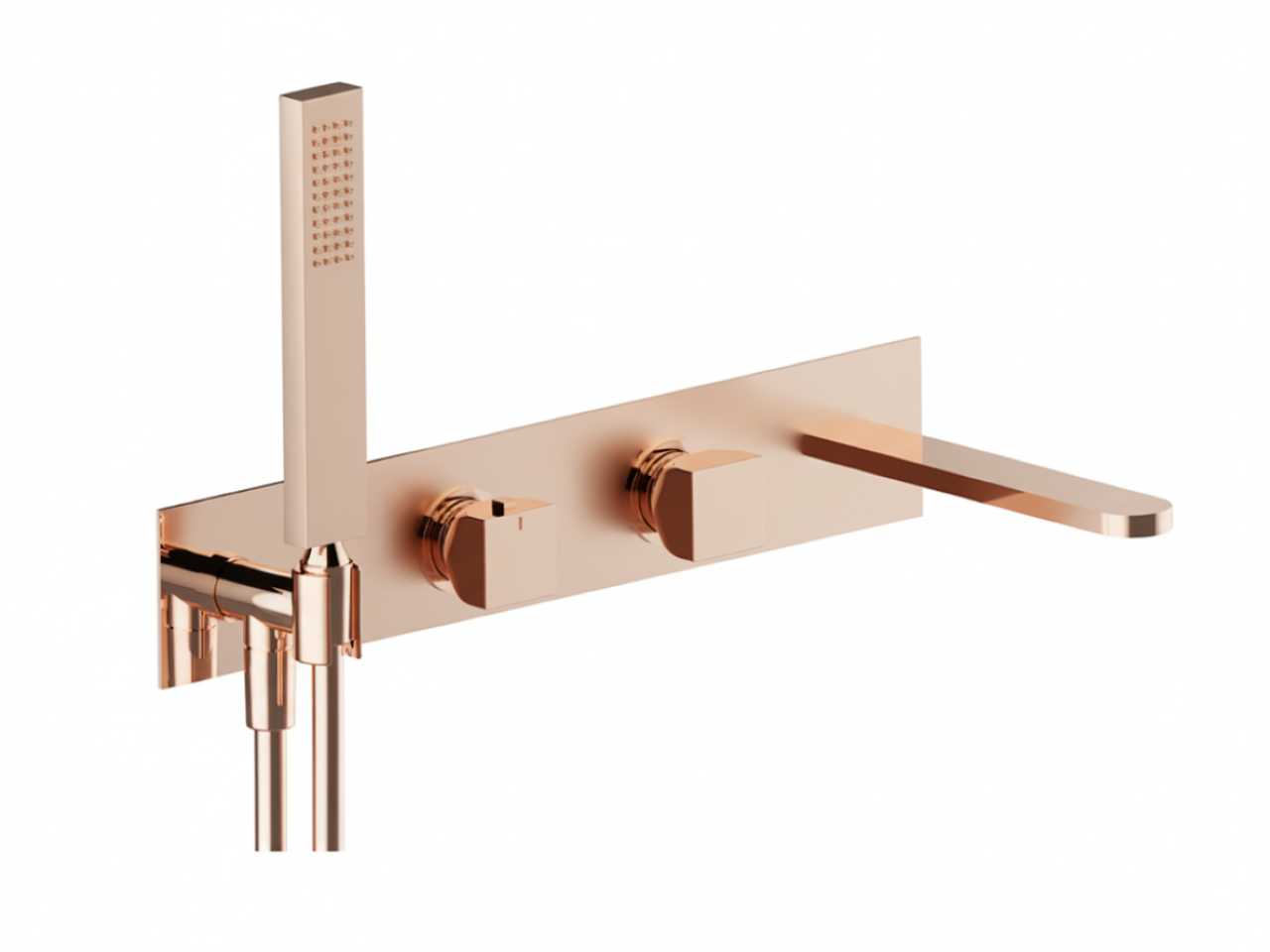 Parte esterna termostatico vasca incasso 2 uscite HI-RISE_RI019440 -1