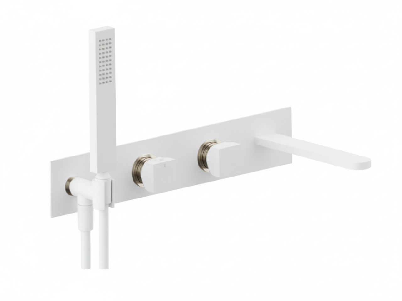 Parte esterna termostatico vasca incasso 2 uscite HI-RISE_RI019440 -1
