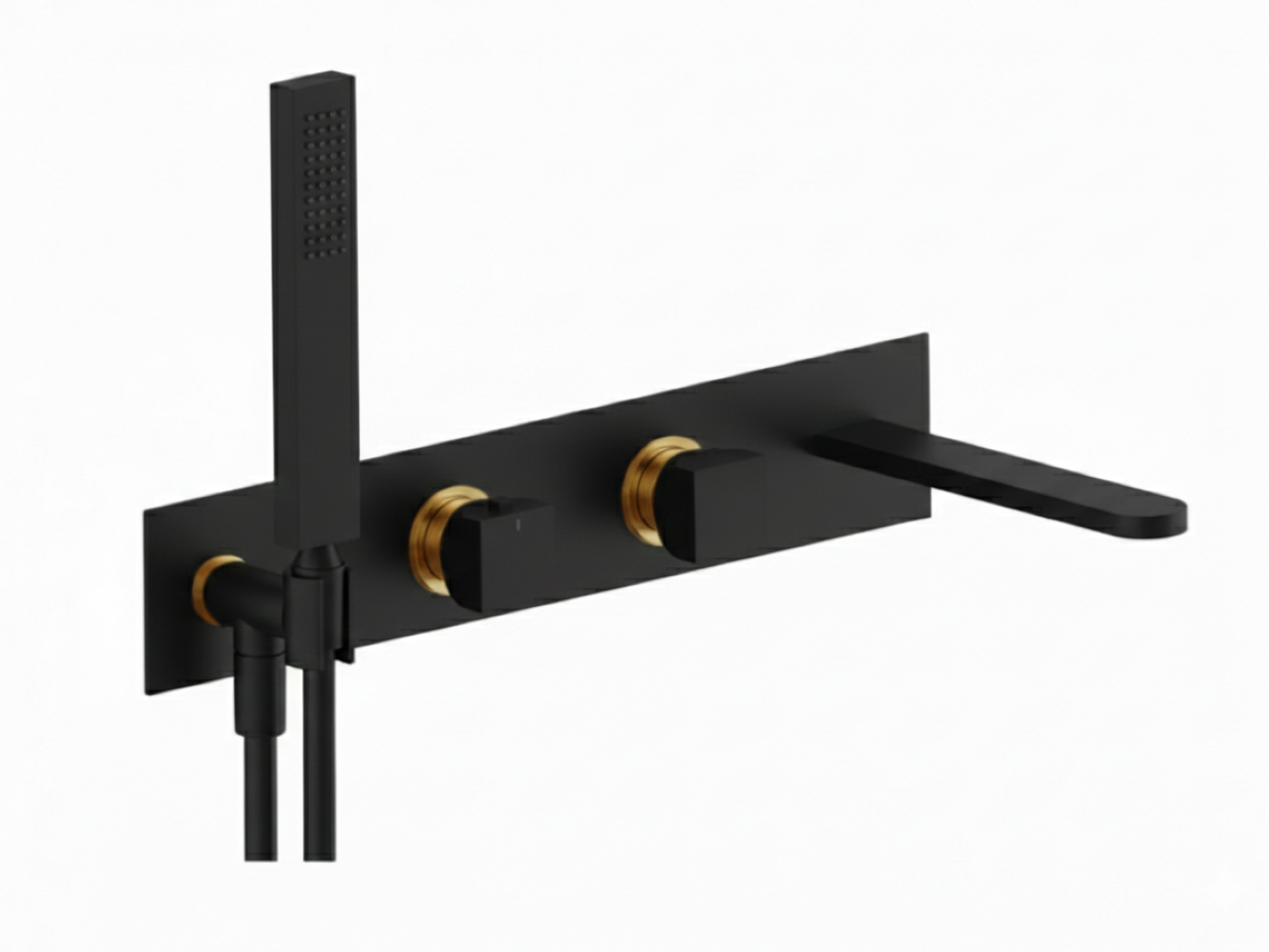 Parte esterna termostatico vasca incasso 2 uscite HI-RISE_RI019440 -1