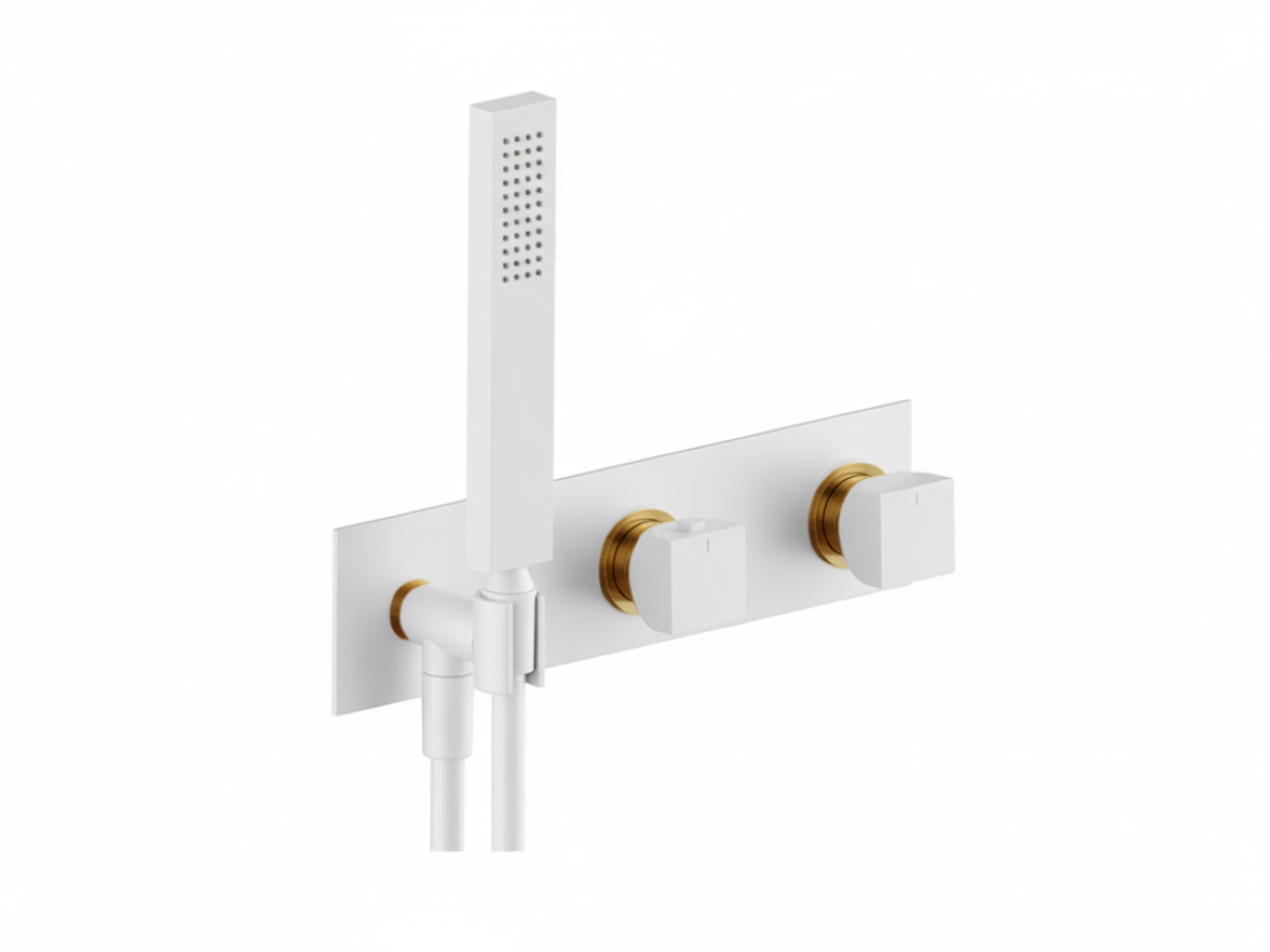 Parte esterna termostatico doccia incasso 2 uscite HI-RISE_RI019640 -1