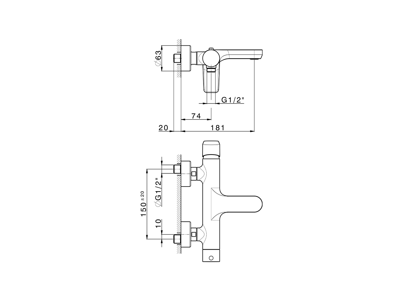 Miscelatore monocomando vasca ROCK&ROLL_RK000130 - v1