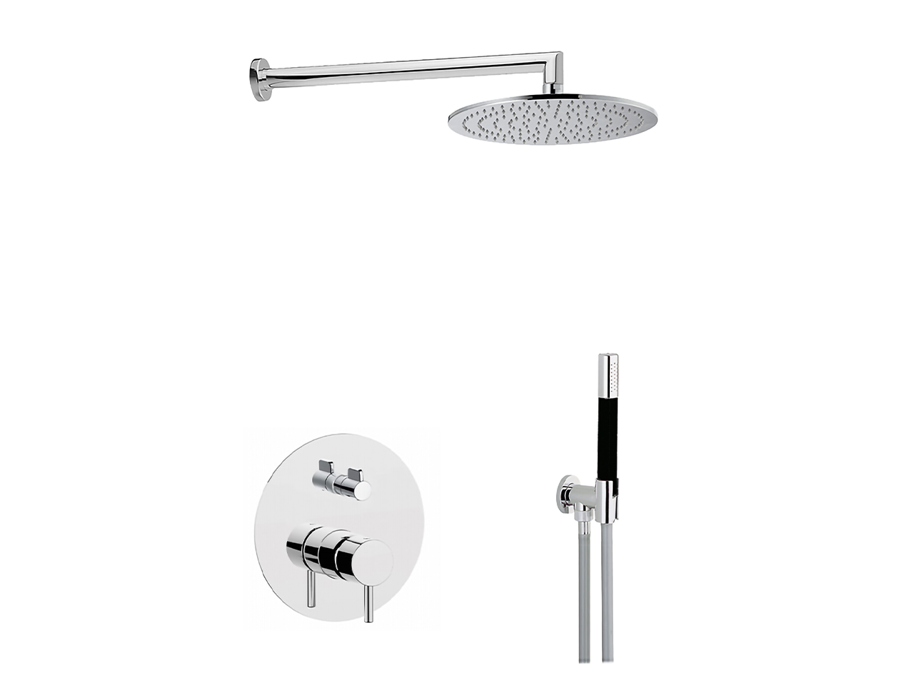 CisalKit completo miscelatore monocomando docc. incasso SLIM_SM0KM030