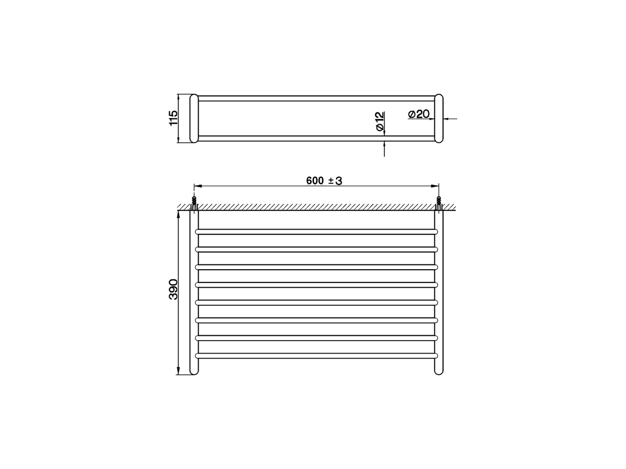 Griglia porta salviette ACCESSORI BAGNO_SY090300 - v1